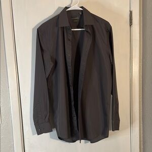 Men's Black Label Ruffini Gray Dress Shirt